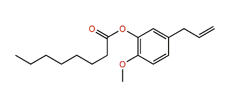 3-Allyl-6-methoxyphenyl octanoate